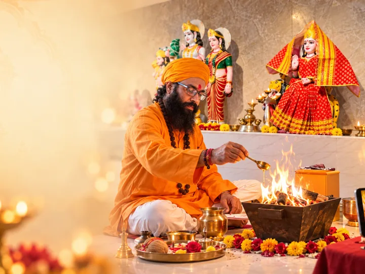 Birthday & Ayush Hawan at Shiv Parmarth Dham