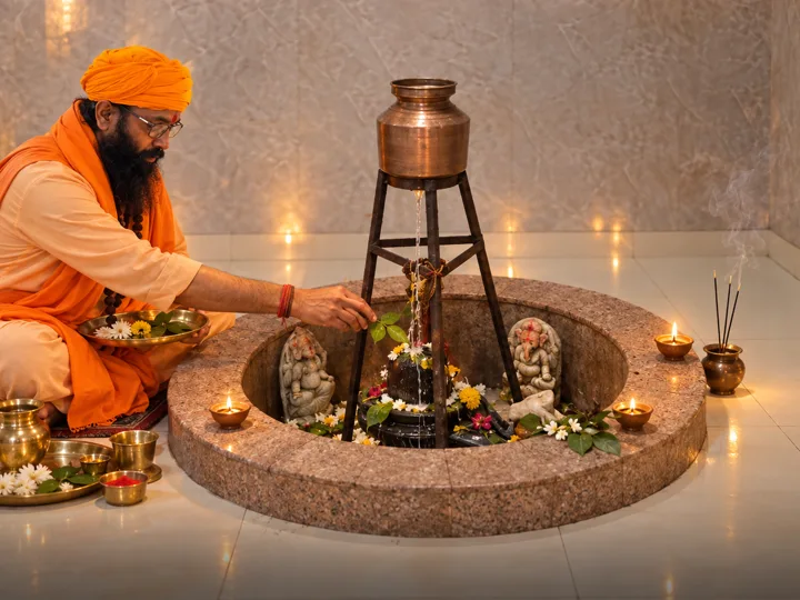 Rudrabhishek at Shiv Parmarth Dham